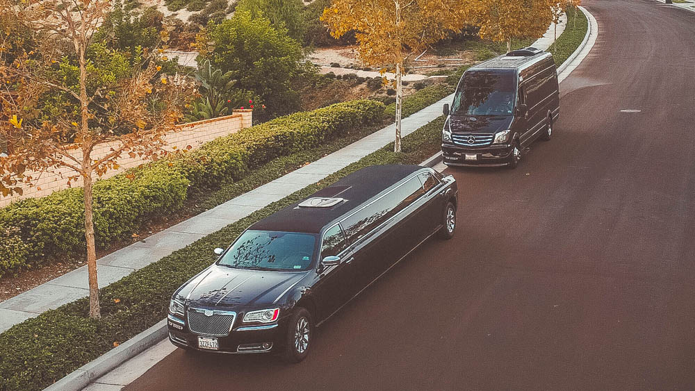 Corporate event limousine transportation